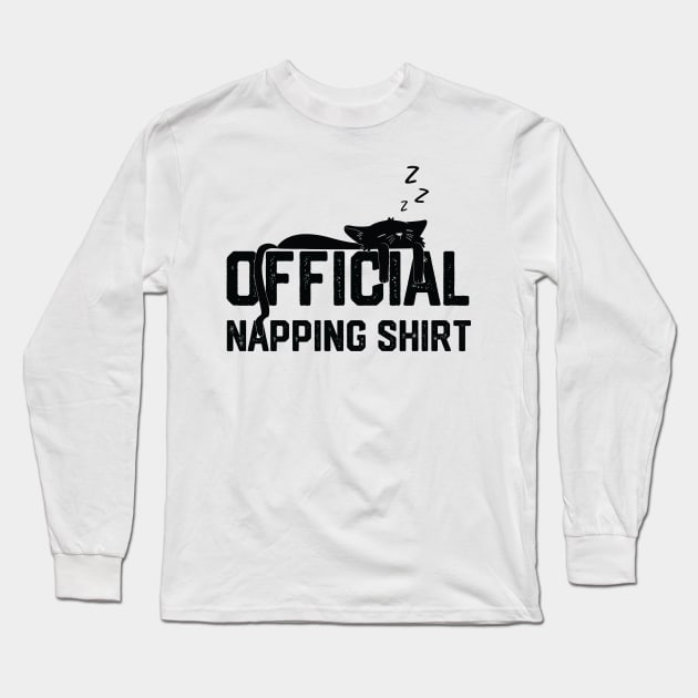 official napping shirt Long Sleeve T-Shirt by spantshirt